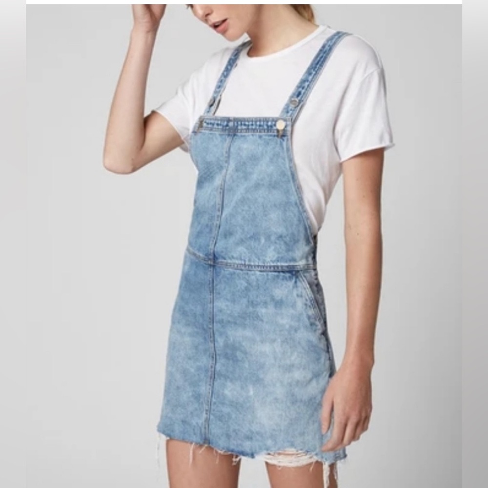 Blank NYC denim overall dress